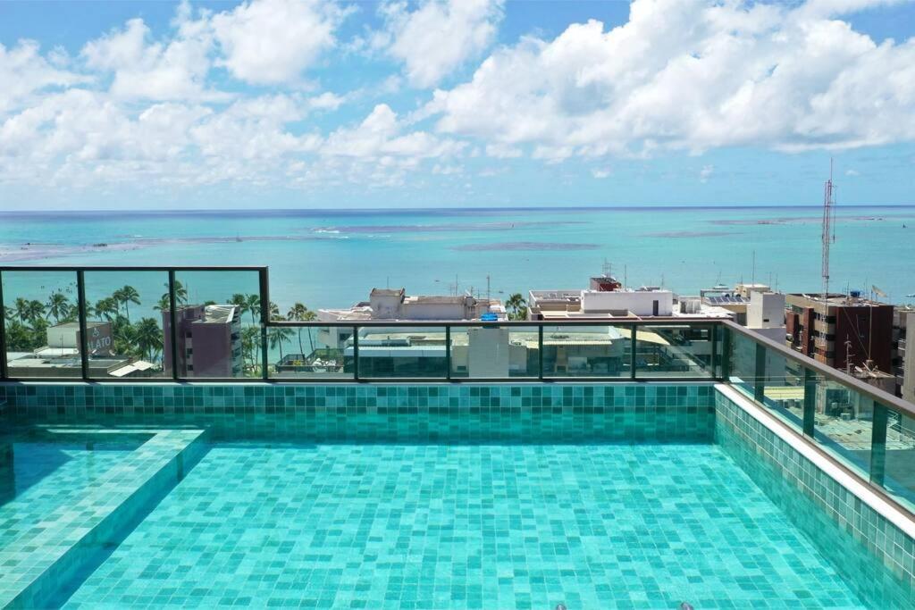 Smart Stay 1103 Na Praia De Ponta Verde - Piscina - Academia - Ar Na Sala - Coworking - A 200M Da Praia Maceió Exterior foto